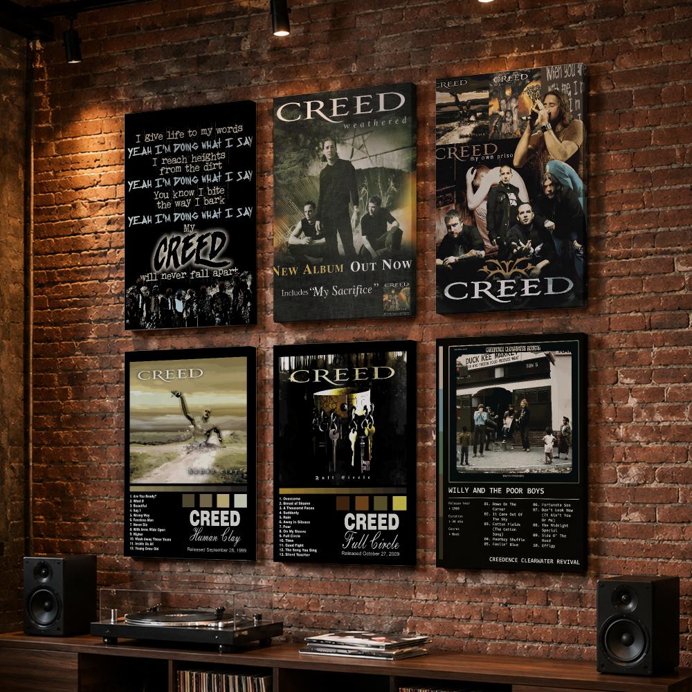 Live Rock - Tableau mural encadré représentant une star