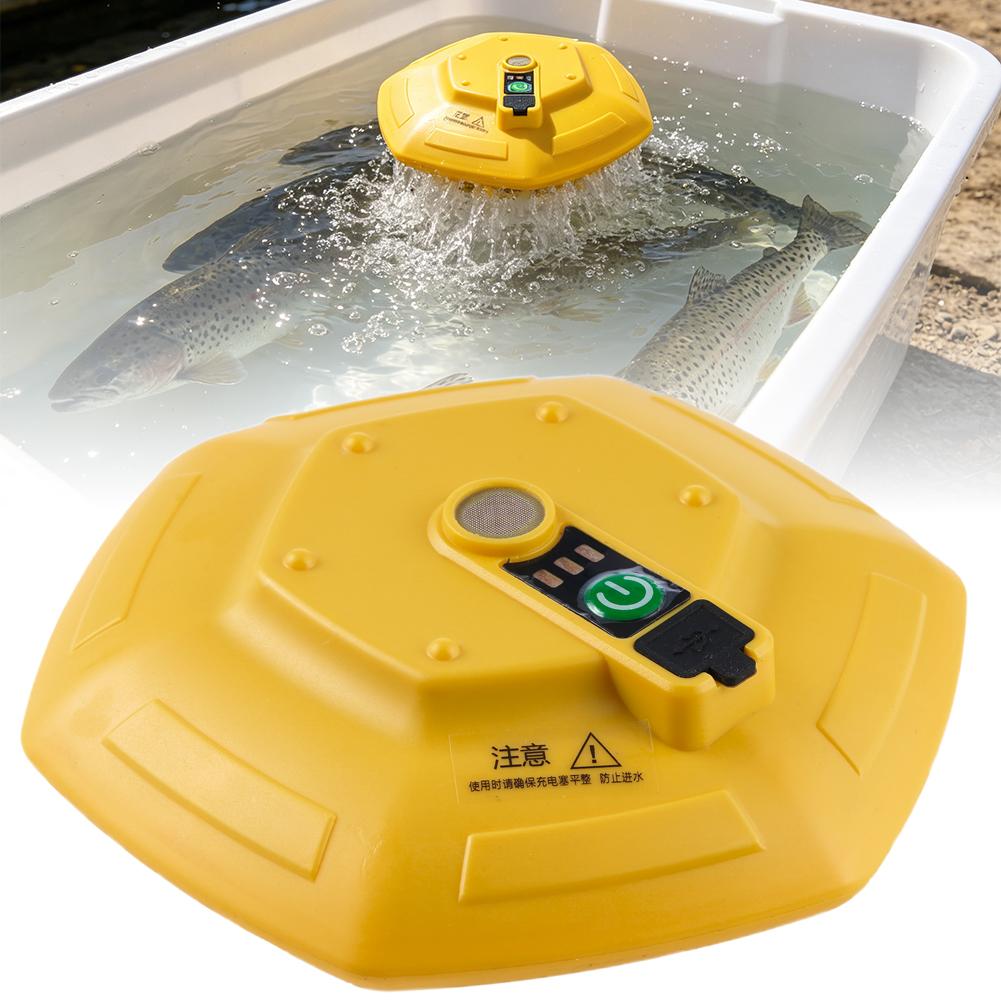 Marine Fish Tank - Pompe à oxygène portable pour aquarium,