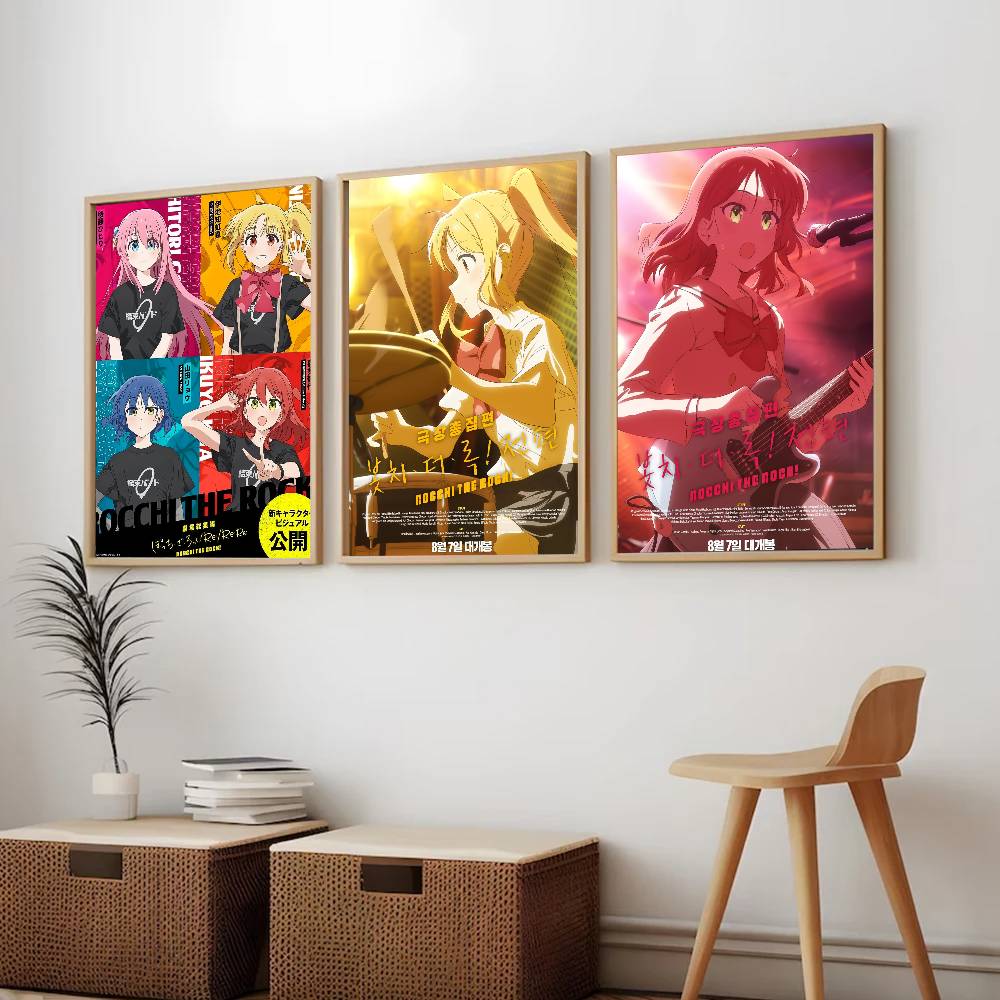 Live Rock - Affiche d'anime B-Bocchi the Rock, peinture
