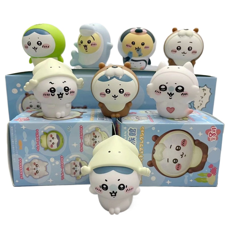 8 figurines/boîte Kawaii Chiik - Marine Fish Tank avis et prix