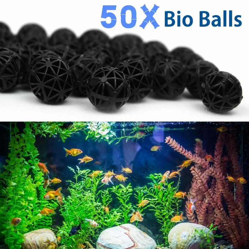 50 pièces de boules filtrantes - Marine Fish Tank avis et prix