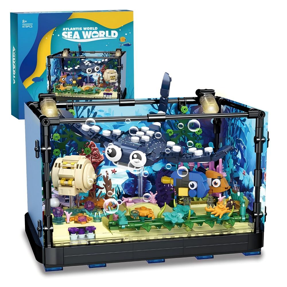 Ensemble de construction d'aqu - Marine Aquarium Cube avis et prix